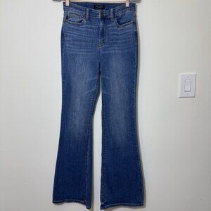 Judy Blue Women’s Flare Jeans Size 7/28 Stretch High Rise Bell Bottom Leg